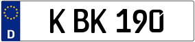 Truck License Plate